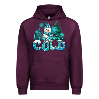 Mauve Wine im so freaking cold snowman Urban Hoodie - MaliasSmallBusiness