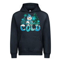 Navy im so freaking cold snowman Urban Hoodie - MaliasSmallBusiness