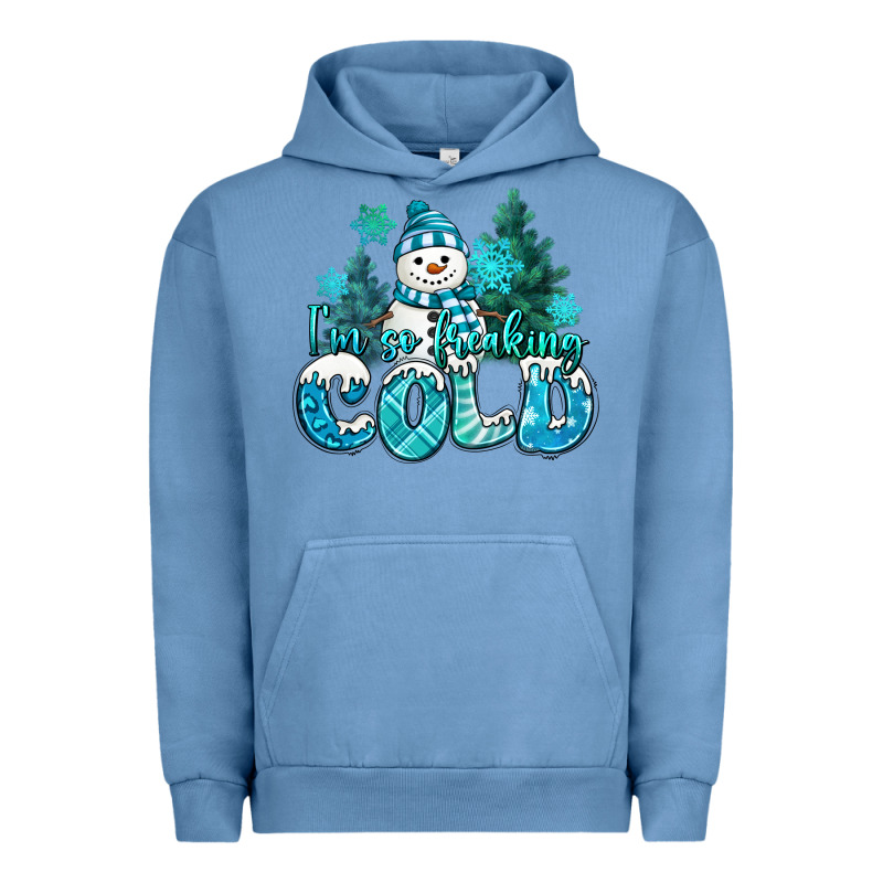 Im So Freaking Cold Snowman Urban Hoodie by MaliasSmallBusiness | Teevron