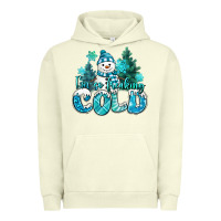 Pigment Pistachio im so freaking cold snowman Urban Hoodie - MaliasSmallBusiness