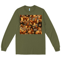 Army Green melanin butterfly Long Sleeve Tee - Zillion Design Studio