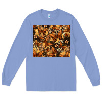 Colony Blue melanin butterfly Long Sleeve Tee - Zillion Design Studio