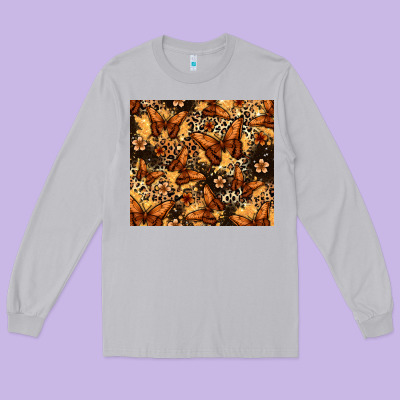 Melanin Butterfly Long Sleeve Tee Designed By Zillion Design Studio