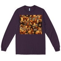 Plum melanin butterfly Long Sleeve Tee - Zillion Design Studio