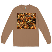 Toasted Coconut melanin butterfly Long Sleeve Tee - Zillion Design Studio
