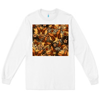 White melanin butterfly Long Sleeve Tee - Zillion Design Studio