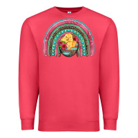 Cardinal hatched egg easter chicks rainbow Premium Sweatshirt - Artiststas