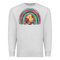 Dove Grey hatched egg easter chicks rainbow Premium Sweatshirt - Artiststas