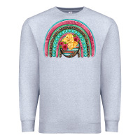 Heather Grey hatched egg easter chicks rainbow Premium Sweatshirt - Artiststas