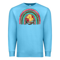 Ocean Blue hatched egg easter chicks rainbow Premium Sweatshirt - Artiststas