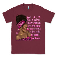 Burgundy afro woman cancer Classic Tee - texasbilliewilder