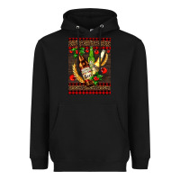 Black beer bottles with mistletoe Heavyweight Hoodie - AdoDesignShop