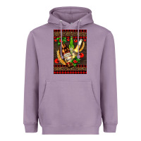 Lavender beer bottles with mistletoe Heavyweight Hoodie - AdoDesignShop