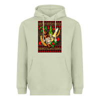 Matcha beer bottles with mistletoe Heavyweight Hoodie - AdoDesignShop