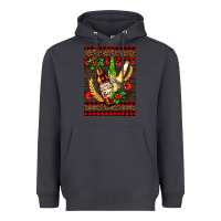 Smoke beer bottles with mistletoe Heavyweight Hoodie - AdoDesignShop