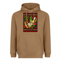 Toasted Coconut beer bottles with mistletoe Heavyweight Hoodie - AdoDesignShop