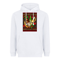 White beer bottles with mistletoe Heavyweight Hoodie - AdoDesignShop