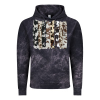 Cloud Black cowhide brushstroke Vintage Hoodie - AdoDesignShop