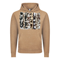 Vintage Coffee cowhide brushstroke Vintage Hoodie - AdoDesignShop