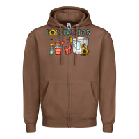Chestnut housekeeper Zipper Hoodie - CowhideDigitalArt