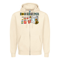 Sandshell housekeeper Zipper Hoodie - CowhideDigitalArt