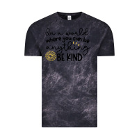 Cloud Black be kind Vintage Tee - Unal Design