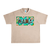 French Oak Turquoise and Daisy Mama Urban Heavy Tee - RanaPortraitStore