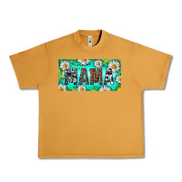 Peanut Butter Turquoise and Daisy Mama Urban Heavy Tee - RanaPortraitStore