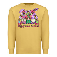 Antique Gold happy easter gnomies rainbow Premium Sweatshirt - Artiststas