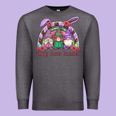 Happy Easter Gnomies Rainbow Premium Sweatshirt Designed By Artiststas