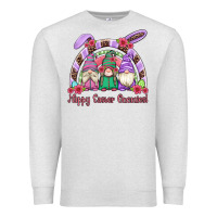 Oatmeal Heather happy easter gnomies rainbow Premium Sweatshirt - Artiststas