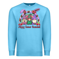 Ocean Blue happy easter gnomies rainbow Premium Sweatshirt - Artiststas