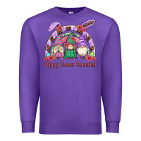 Purple happy easter gnomies rainbow Premium Sweatshirt - Artiststas