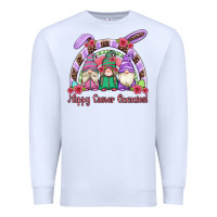 White happy easter gnomies rainbow Premium Sweatshirt - Artiststas