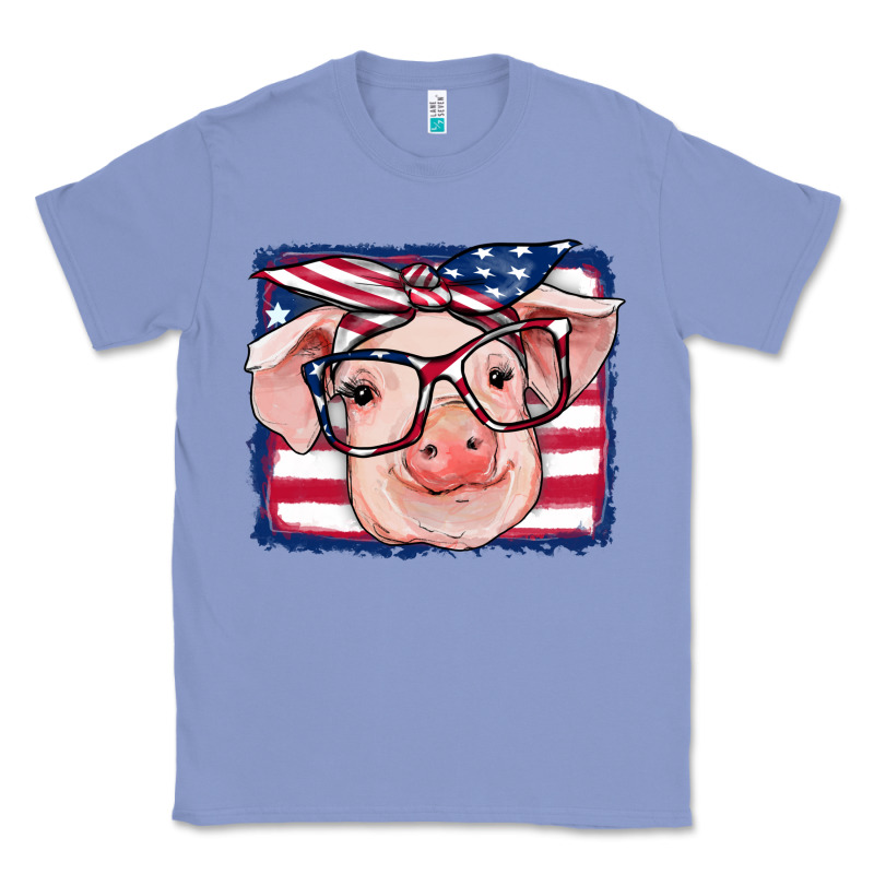 American Flag Pig Classic Tee by RanaPortraitStore | Teevron