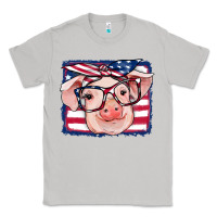 Moon Dust american flag pig Classic Tee - RanaPortraitStore