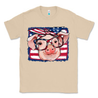 Mushroom american flag pig Classic Tee - RanaPortraitStore