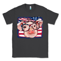 Smoke american flag pig Classic Tee - RanaPortraitStore