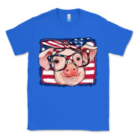 True Royal american flag pig Classic Tee - RanaPortraitStore