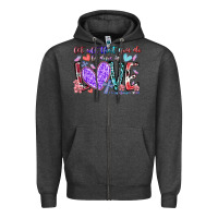 Charcoal Heather let all that you do be done in love Zipper Hoodie - RacoonDesign