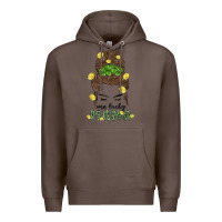 Coffee one lucky mama Premium Hoodie - MaliasSmallBusiness