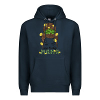 Navy one lucky mama Premium Hoodie - MaliasSmallBusiness