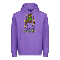 Purple one lucky mama Premium Hoodie - MaliasSmallBusiness