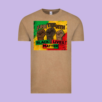 Juneteenth Black Lives Matter Tumbler Vintage Tee Designed By Barkaloodesign