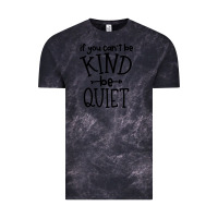 Cloud Black kind be quiet Vintage Tee - Unal Design