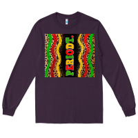 Plum juneteenth periodt Long Sleeve Tee - Zillion Design Studio