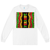 White juneteenth periodt Long Sleeve Tee - Zillion Design Studio