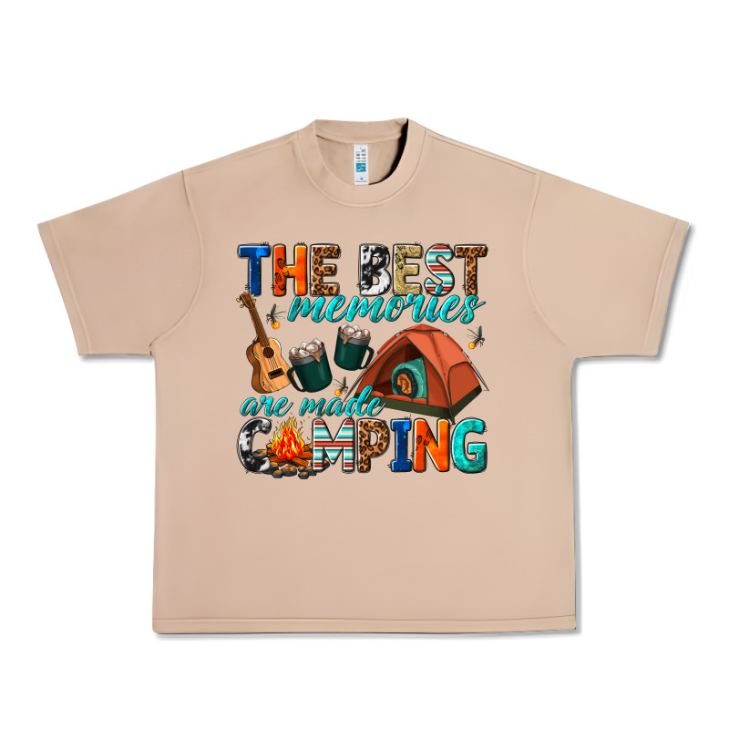 The Best Memories Are Made Camping Urban Heavy Tee by texasbilliewilder | Teevron