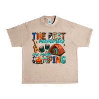 French Oak the best memories are made camping Urban Heavy Tee - texasbilliewilder