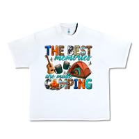 White the best memories are made camping Urban Heavy Tee - texasbilliewilder